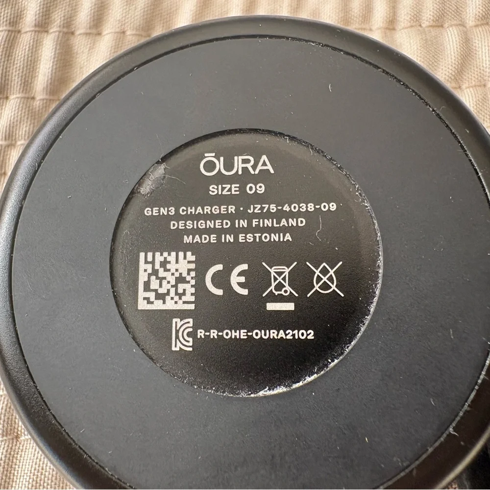 Oura Gen3 Horizon size 9 silver